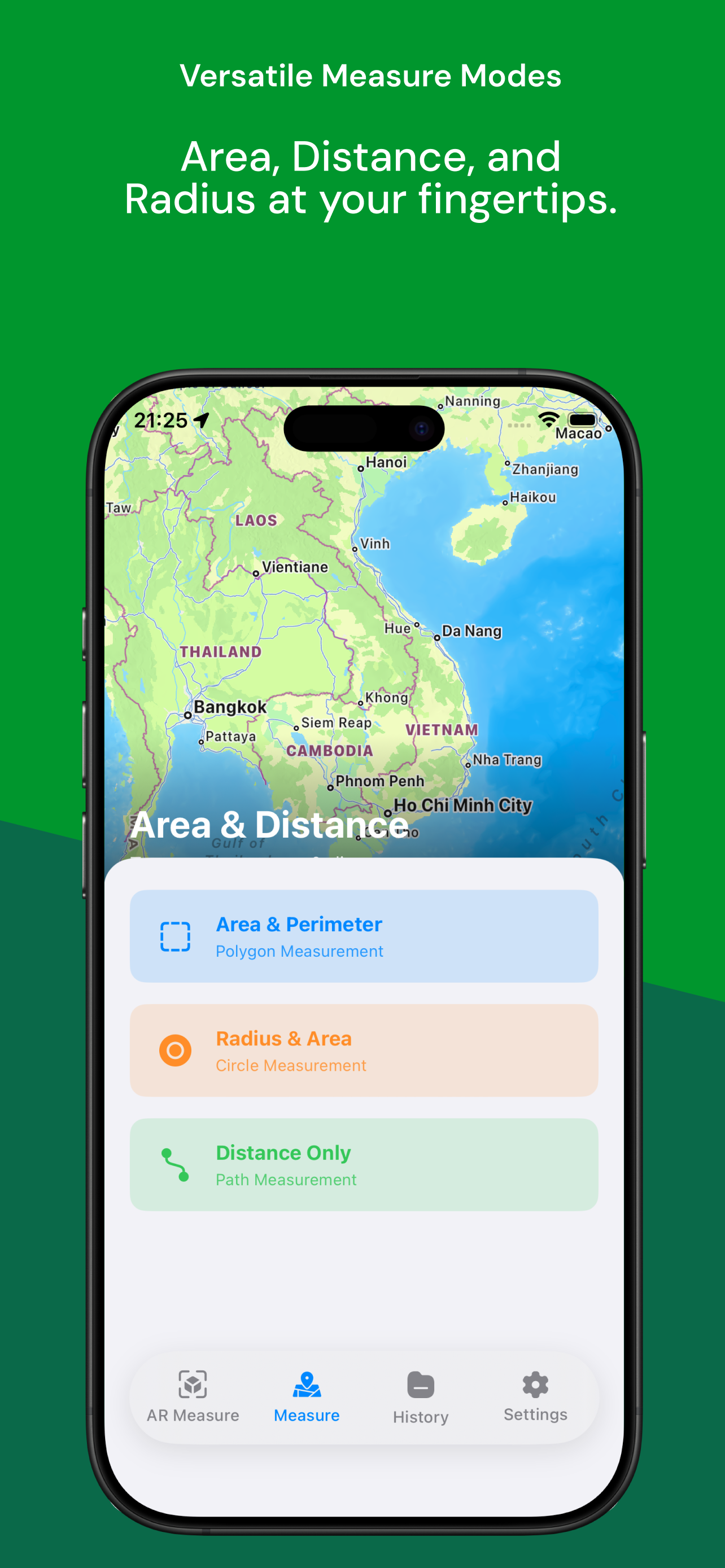 GeoMeasure - Map Measurement Modes